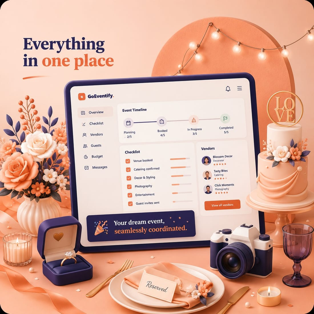 Catering and event styling